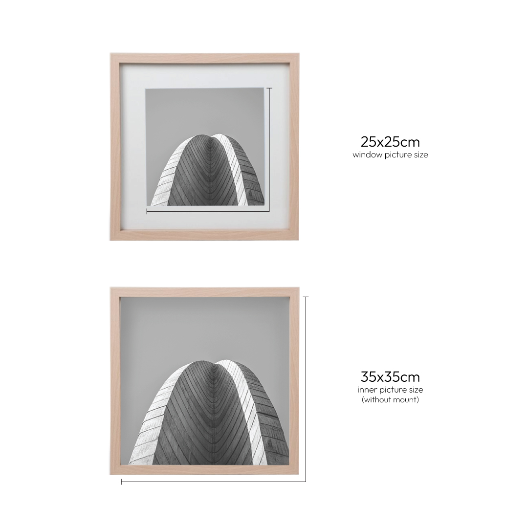 Joodi Natural Photo Frame 35x35cm / Window 25x25cm