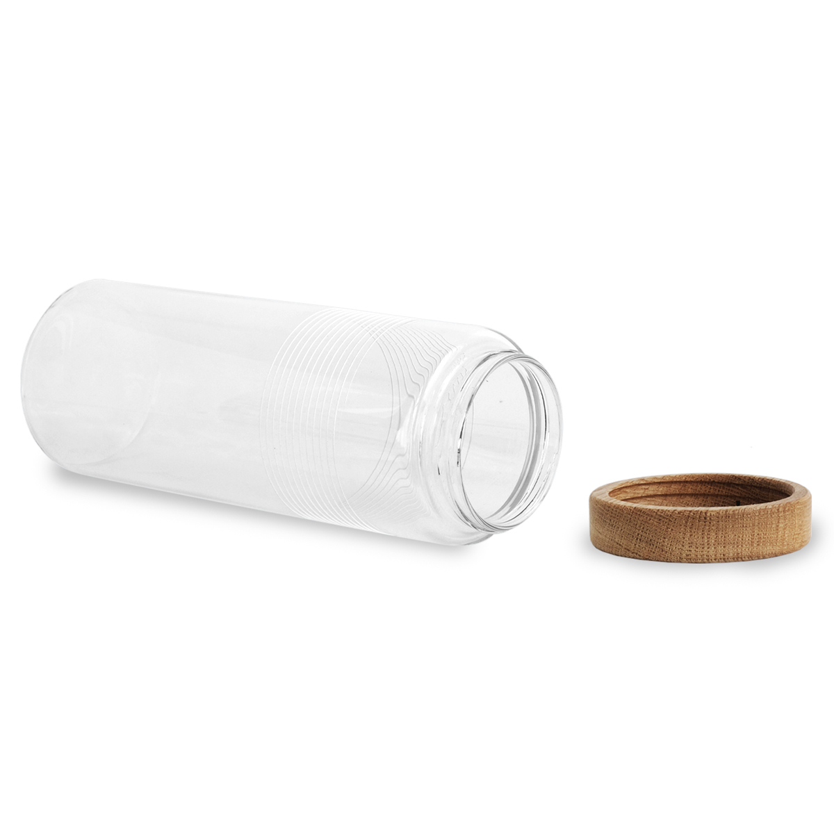 Bennett Storage Jar with Oak Lid - XL