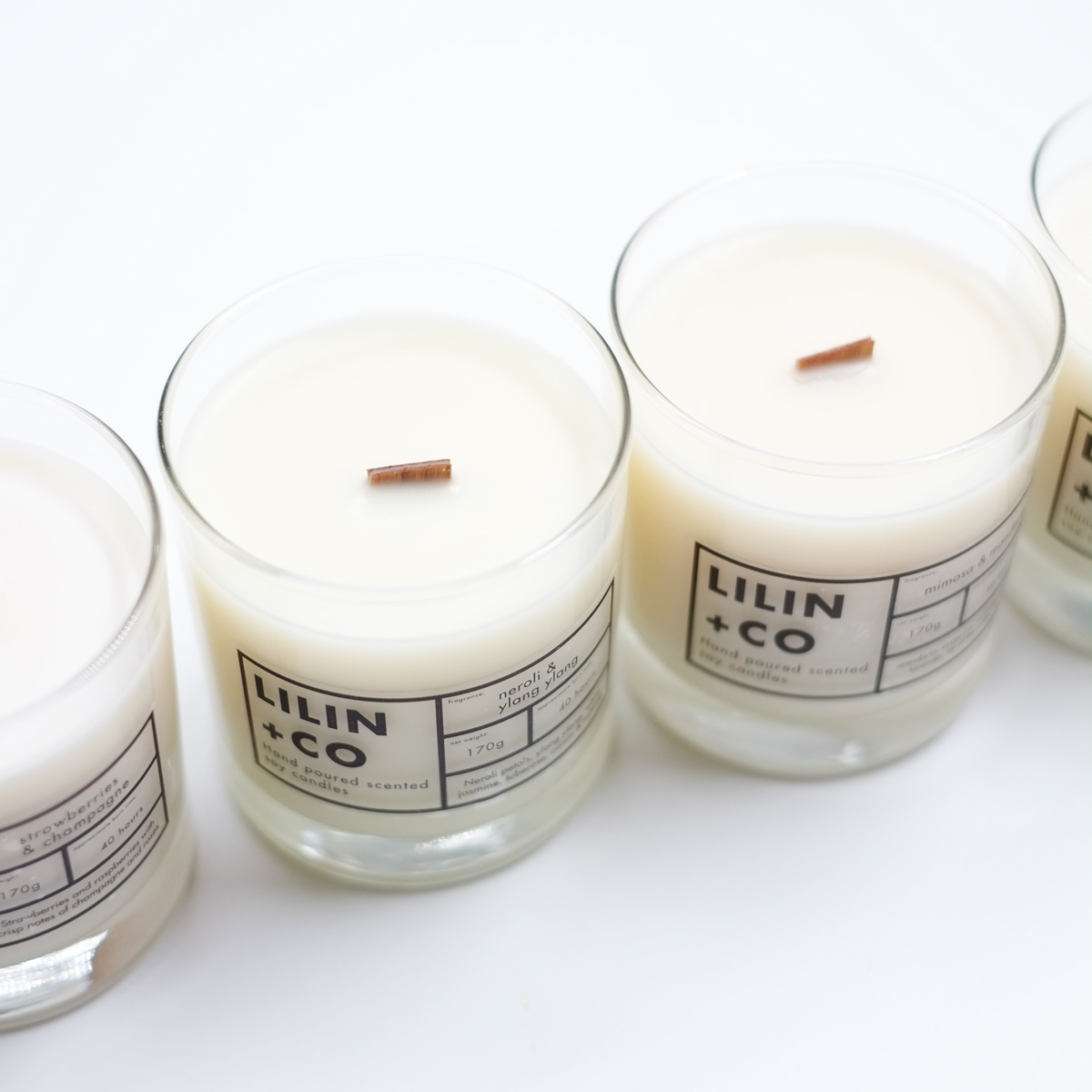 Lilin+Co Lime & Lemongrass Scented Candle