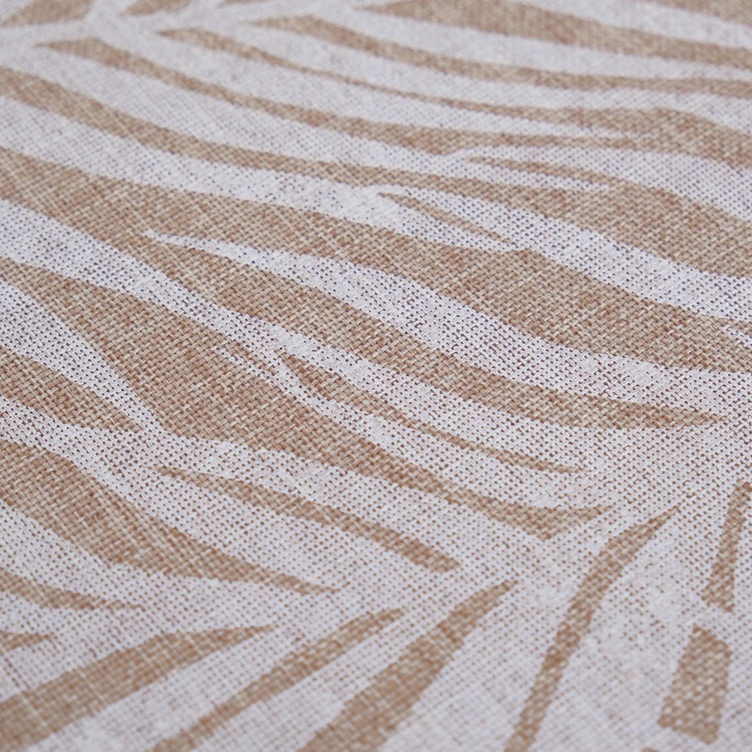 Linen Printed White Palm Placemat