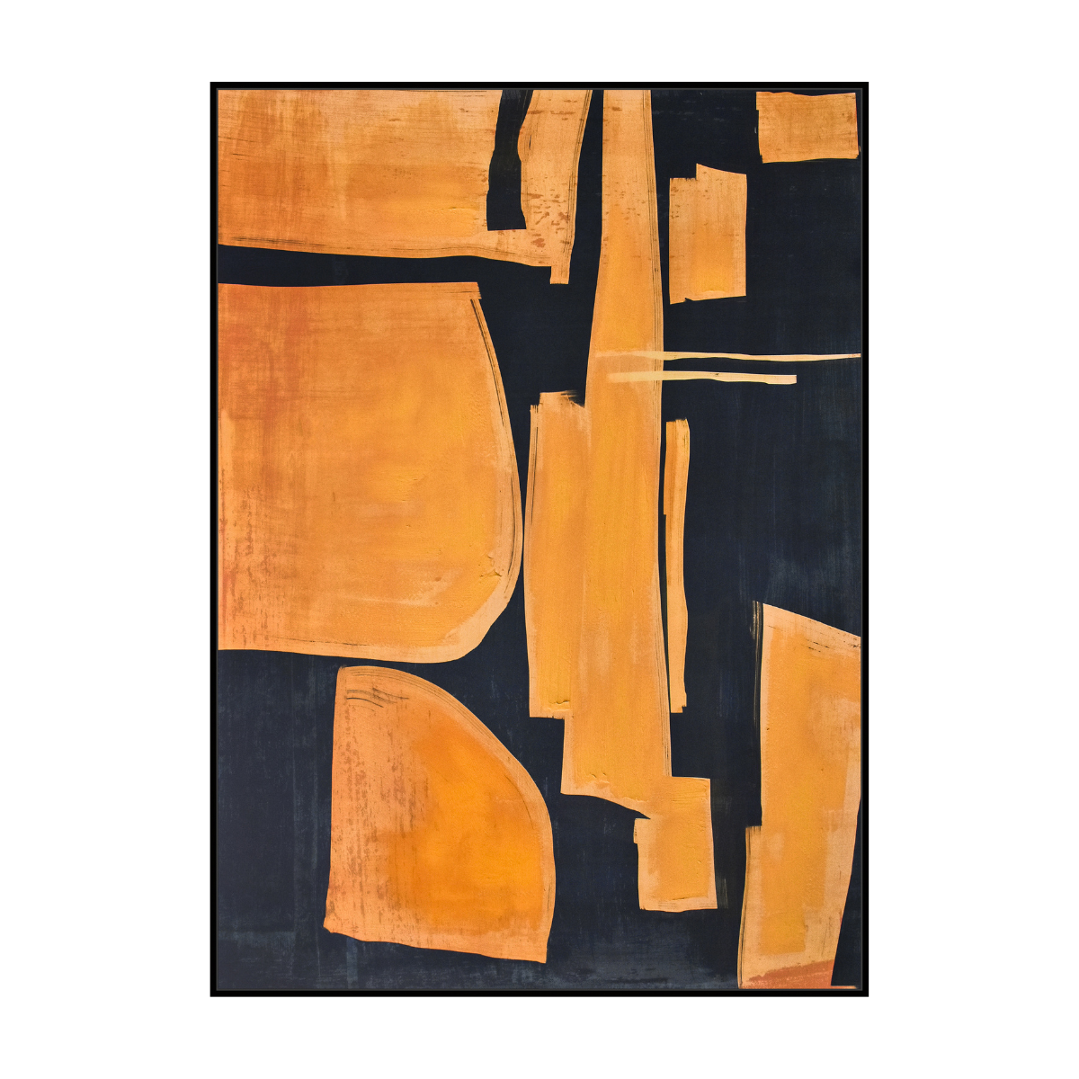 Framed Canvas 100X140cm - Ember Nightfall