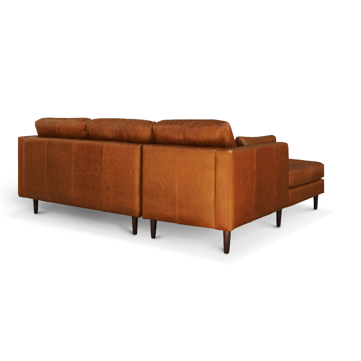 Arthur Right Sectional Sofa Vintage Leather