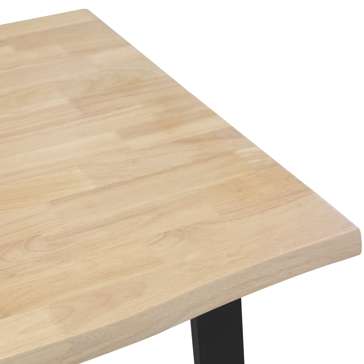 Fletcher Washed Oak Faux Live Edge Dining Table 240cm