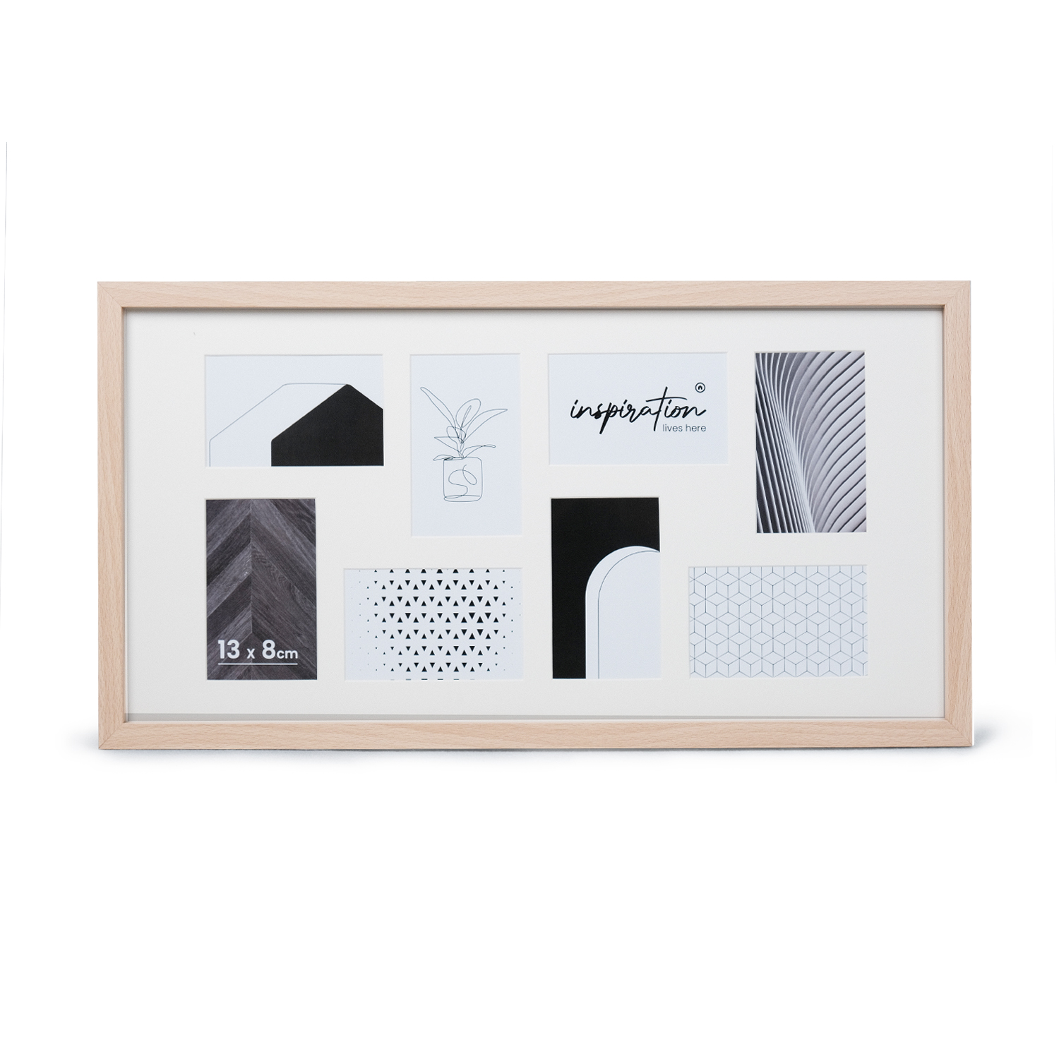 Joodi Natural Collage Frame 32x62cm