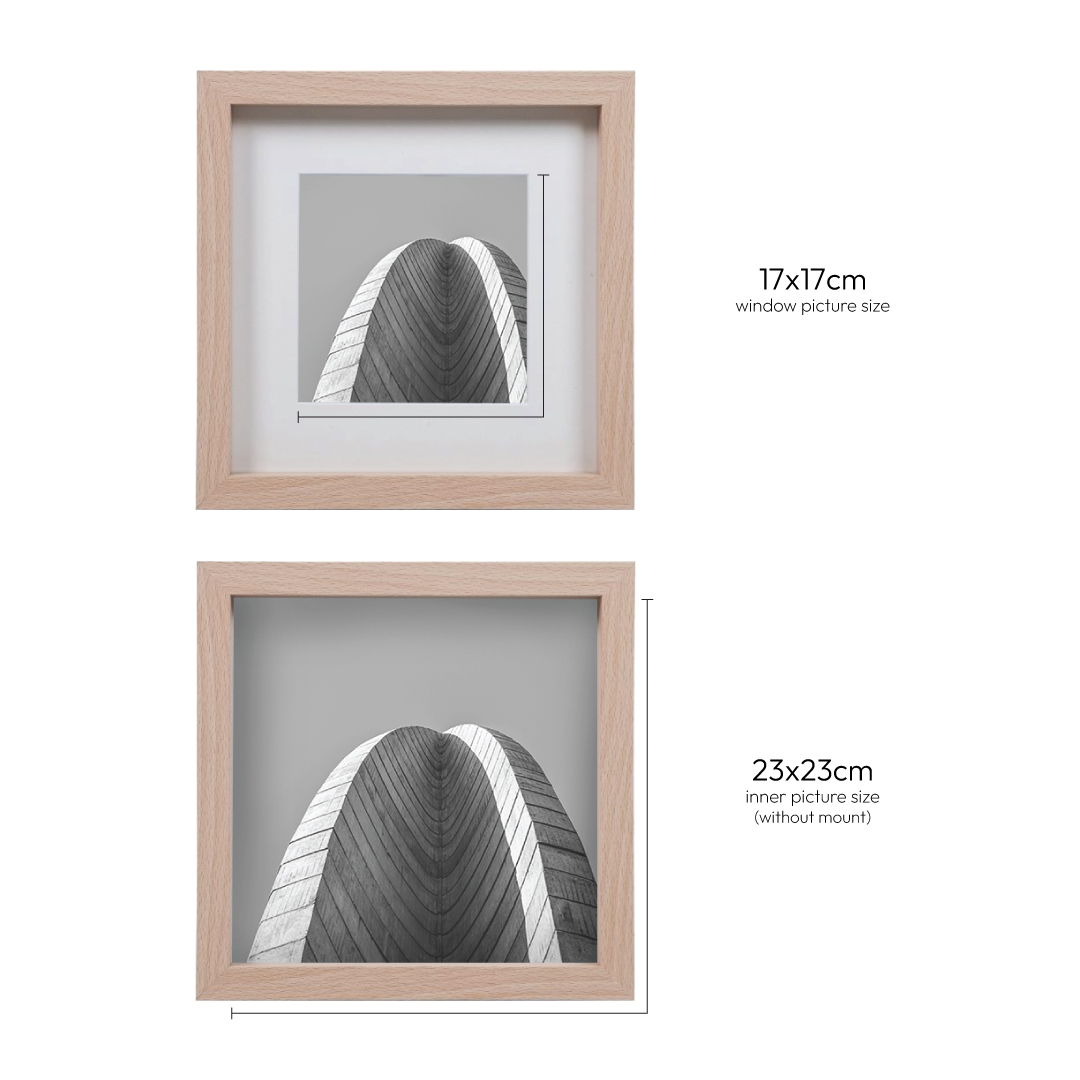 Joodi Natural Photo Frame 23x23cm / Window 17x17cm