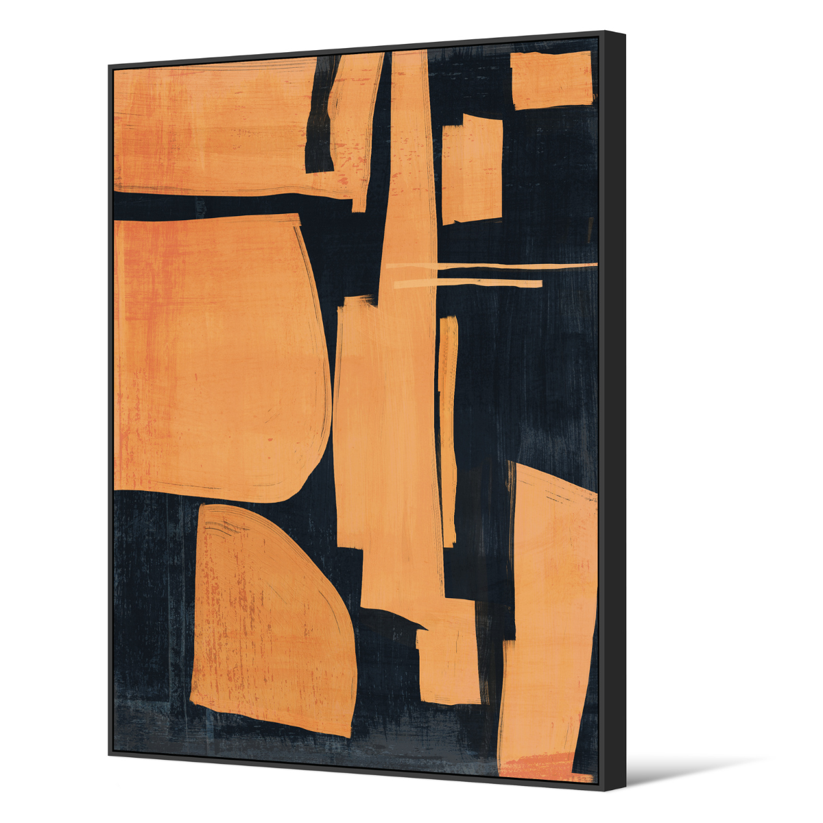 Framed Canvas 100X140cm - Ember Nightfall