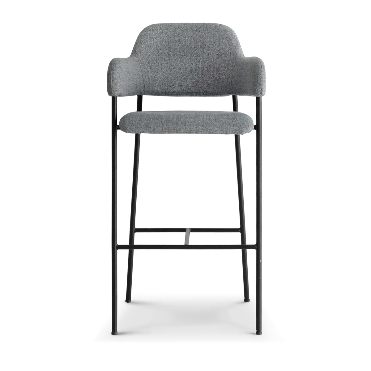Damien Pebble Gray Bar Stool