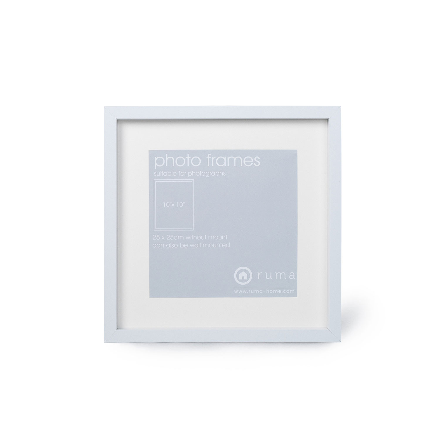 Joodi White Photo Frame 35x35cm / Window 25x25cm