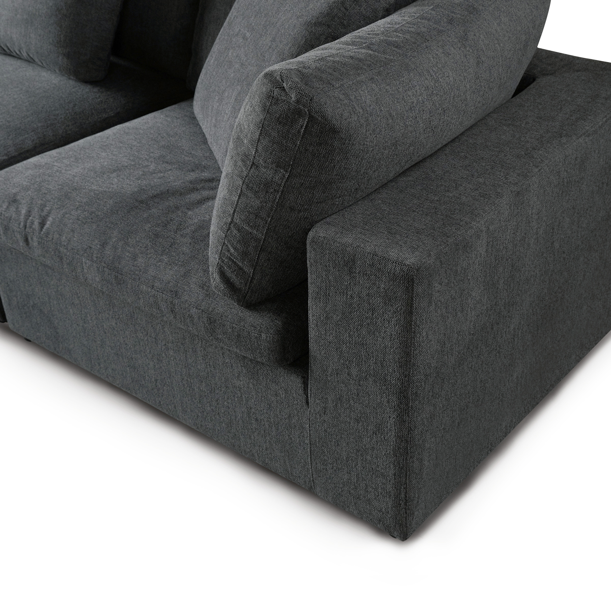 Patrice Luxe Extra Wide Sofa with Ottoman