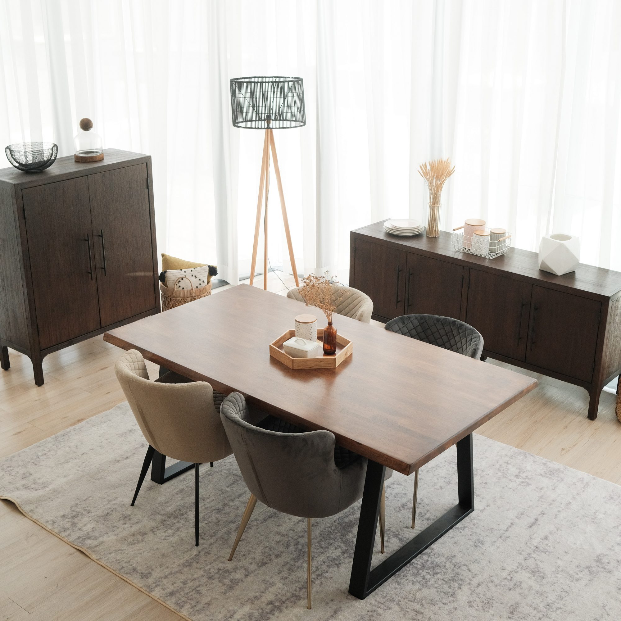 Troy Cedar Brown Dining Table 180cm