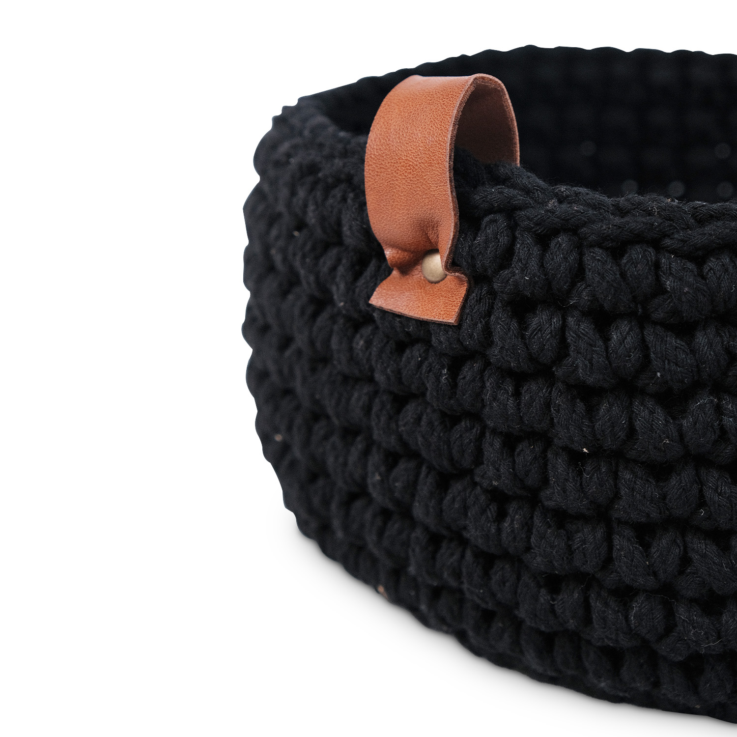 Dana Weaving Basket (Set of 3) - Black