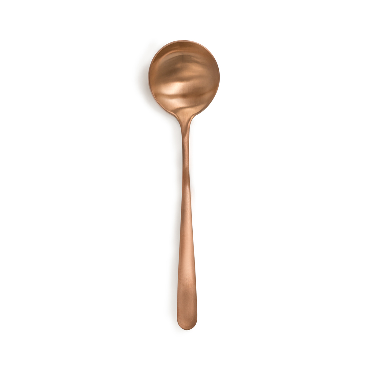 Thea Matt Rose Gold Soup Spoon