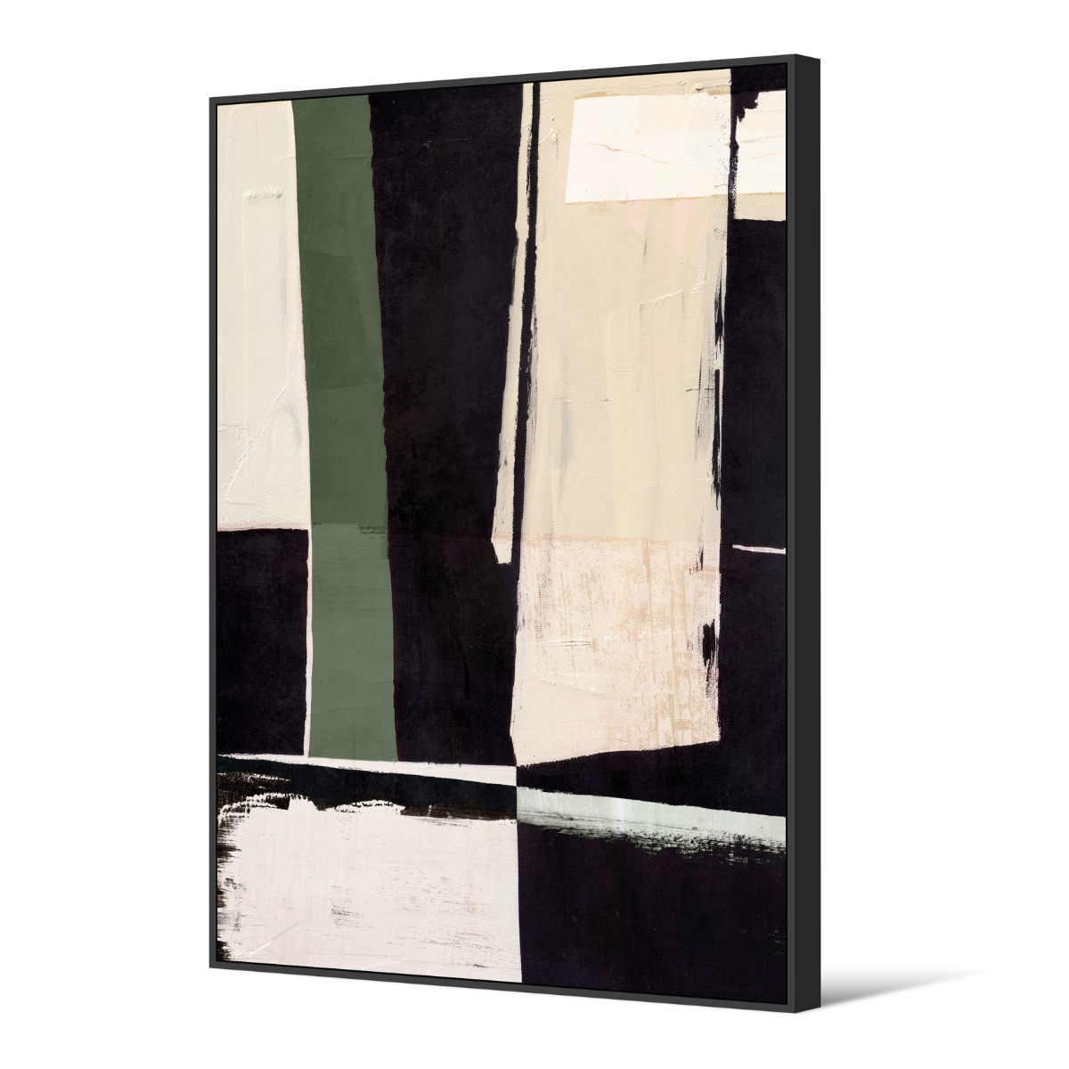 Framed Canvas 80X120cm - Monolithic Echoes