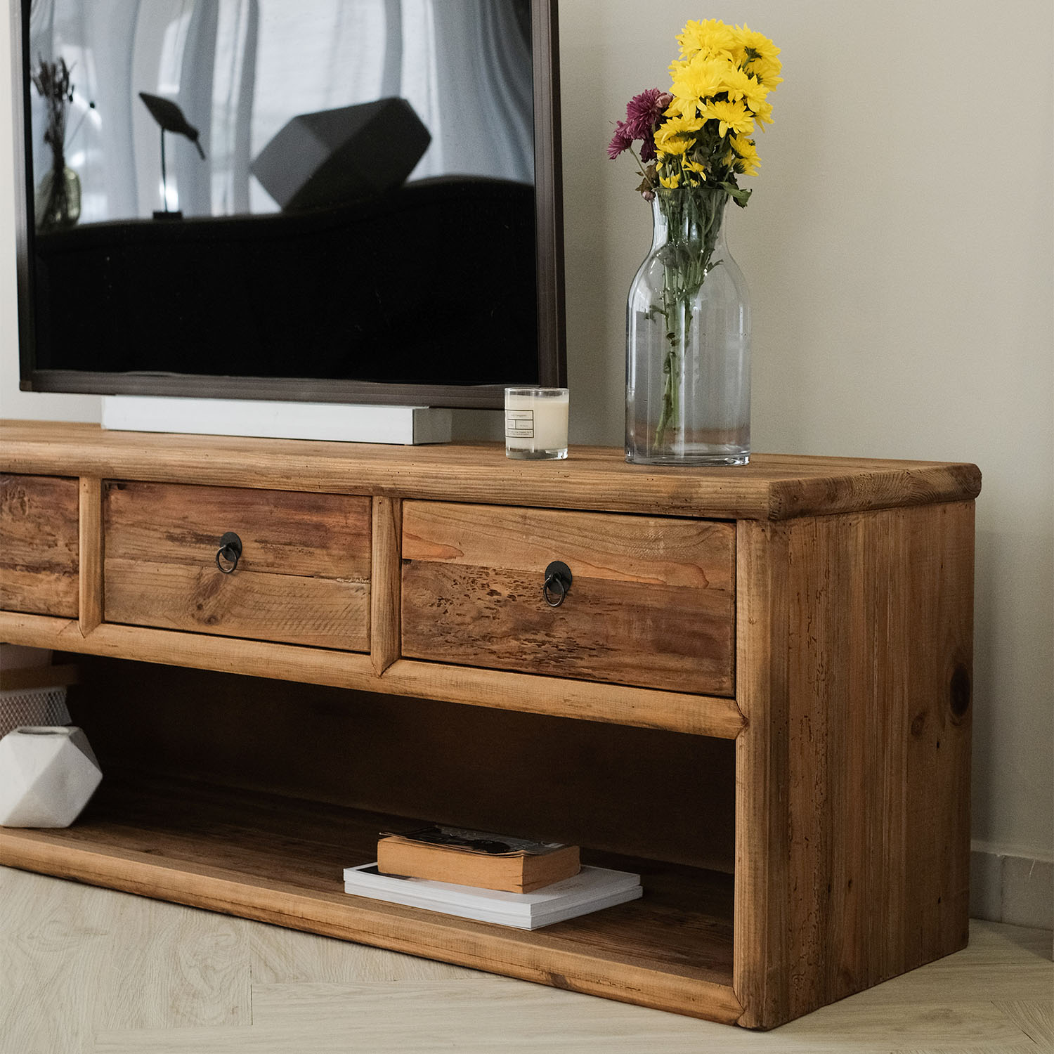 Reclaimed Wood TV Cabinet