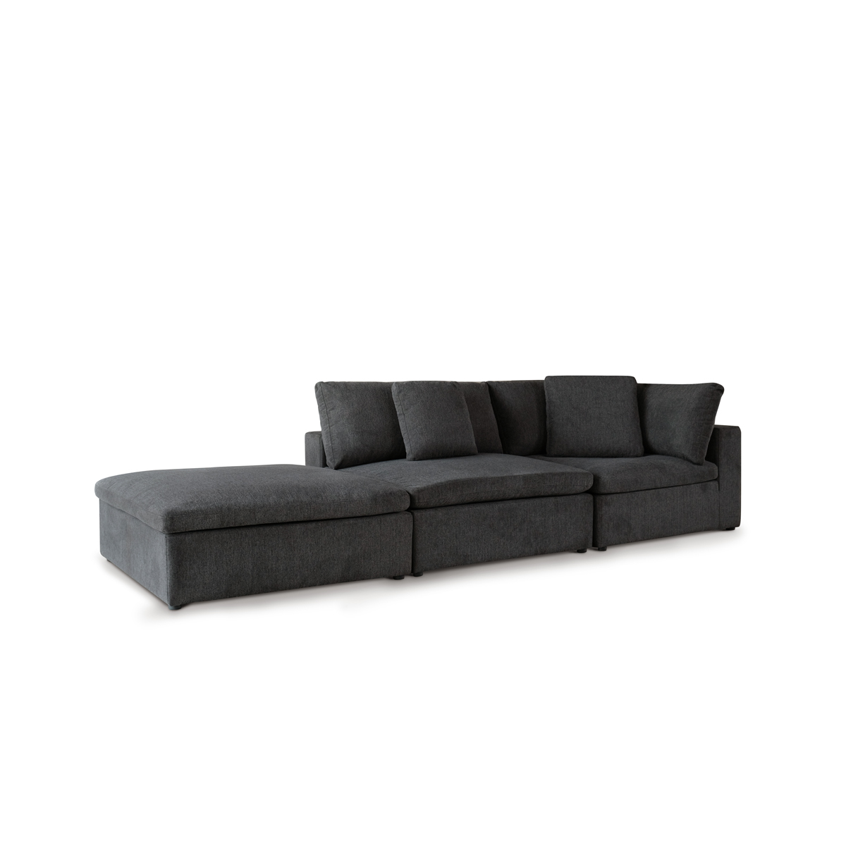 Patrice Luxe Arm Sofa with Ottoman