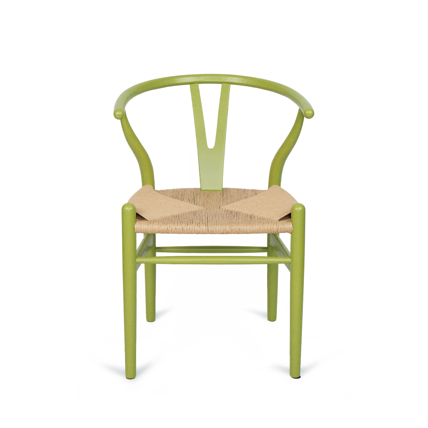 Replica Wishbone Chair Lime Green