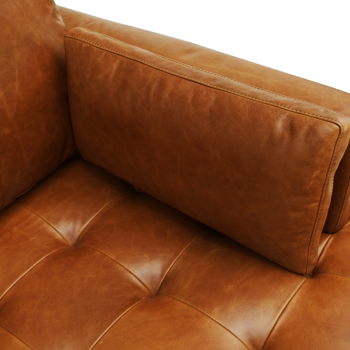 Arthur Left Sectional Sofa Vintage Leather