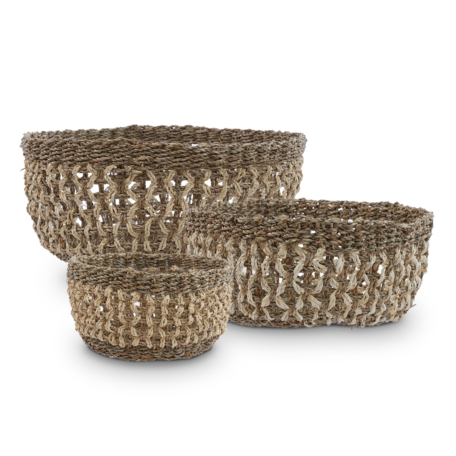 Solana Seagrass Basket (Set of 3)