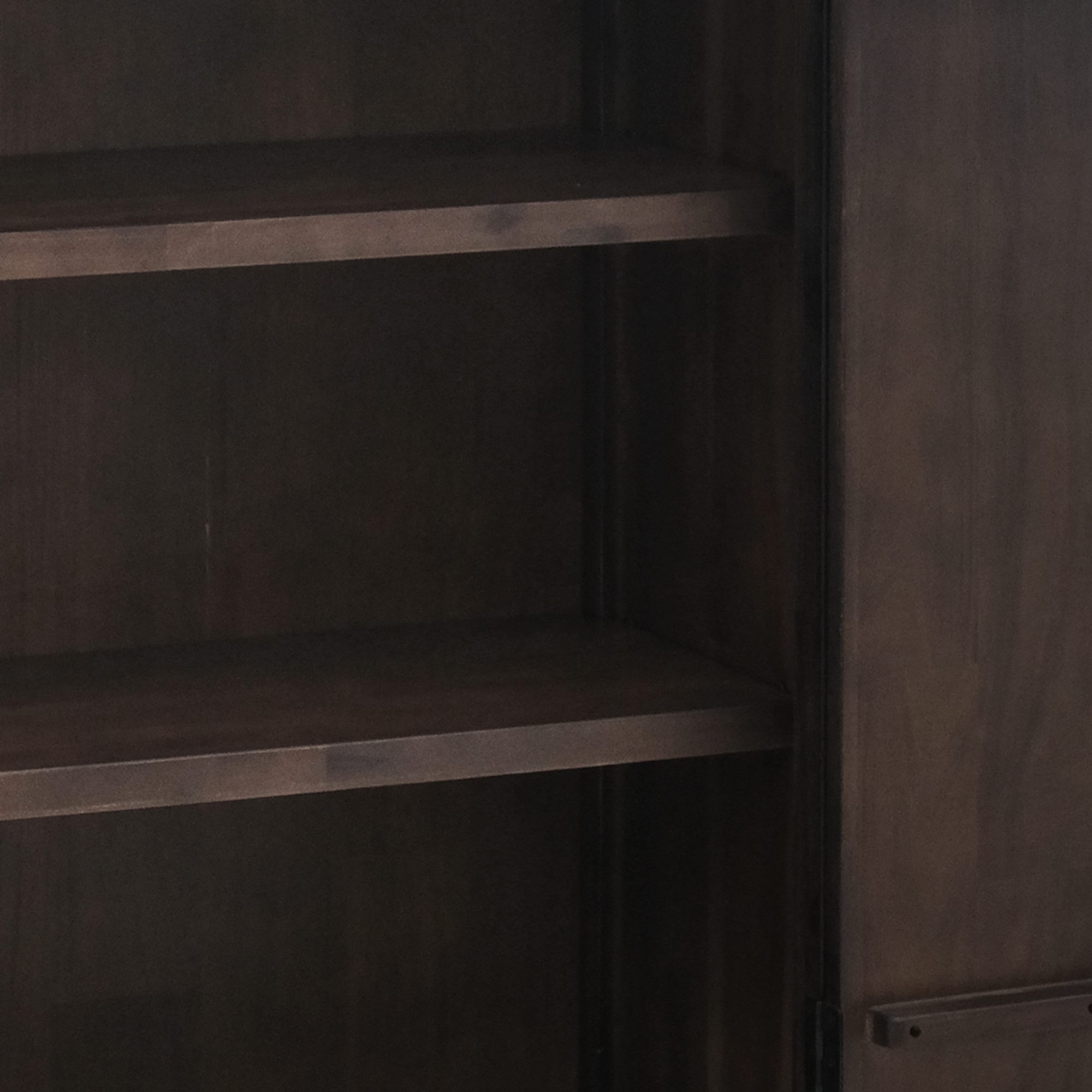 Ming Coffee Brown 2 Doors Cabinet