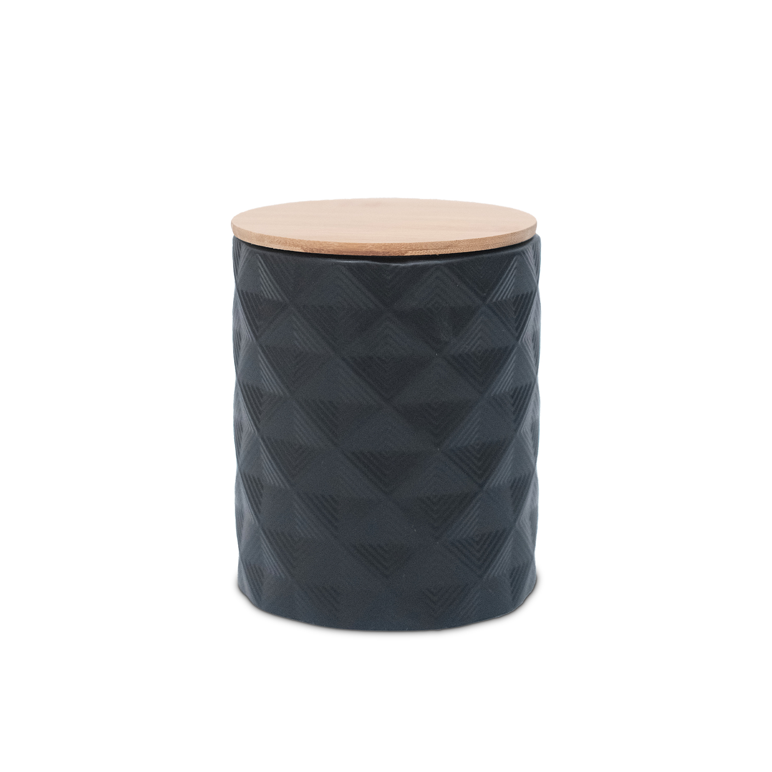 Lana Diamond Black Large Canister