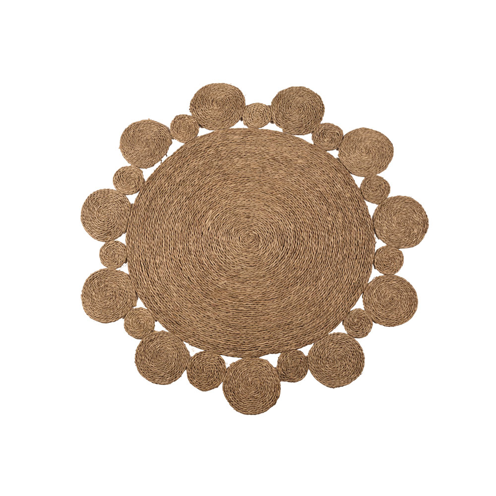 Dahalia Seagrass Round Rug