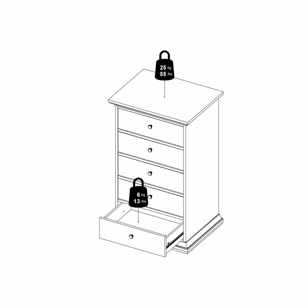 Paris 5 Drawers Chest (Markdown)