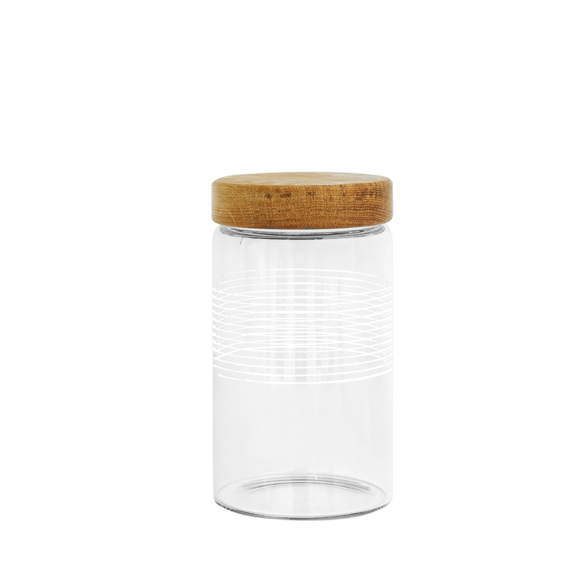 Bennett Storage Jar with Oak Lid - M