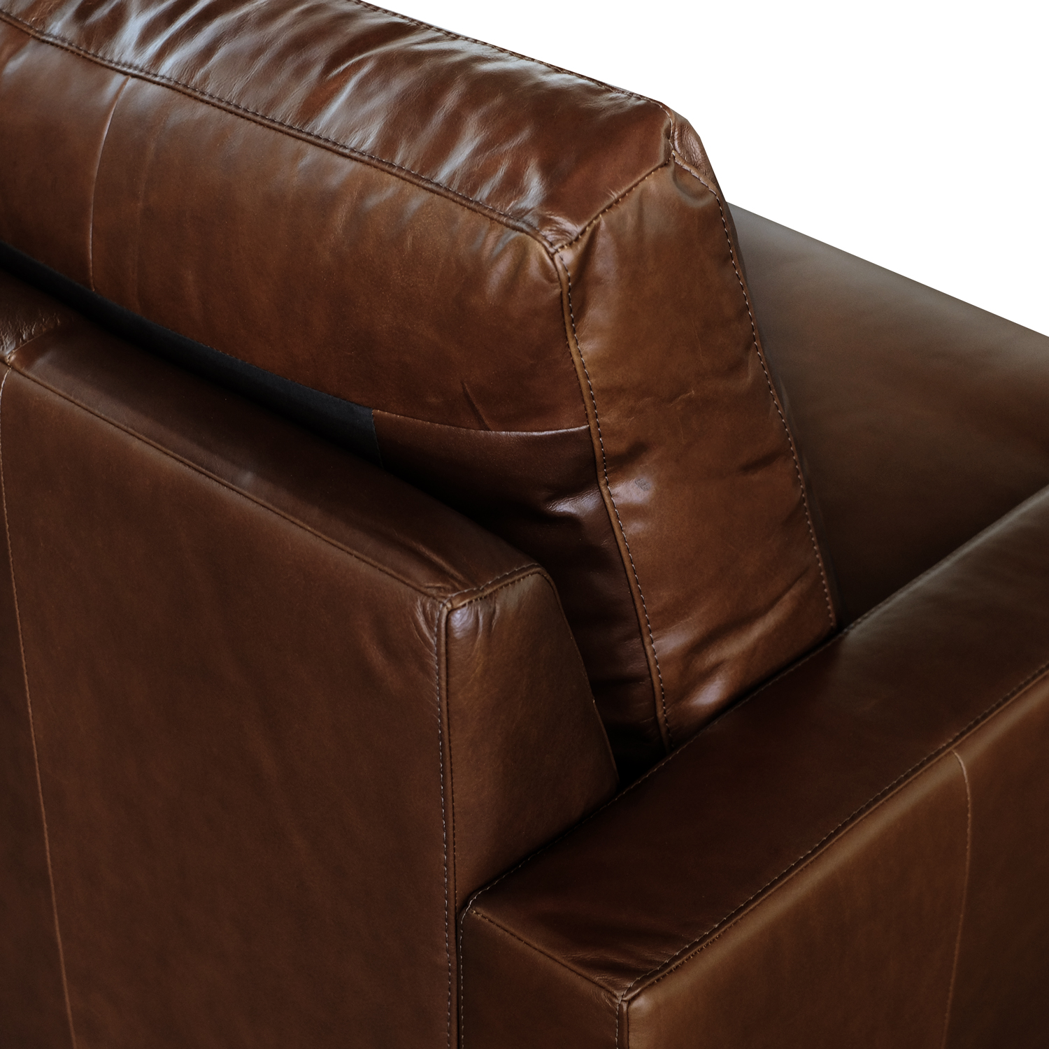 Jarred Vintage Leather 1 Seater Sofa