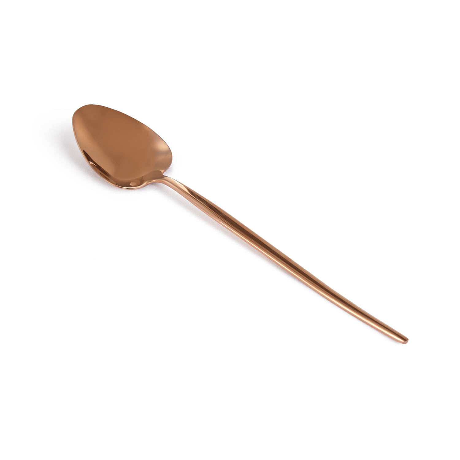 Shiny Rose Gold 5pcs Cutlery Portable Set