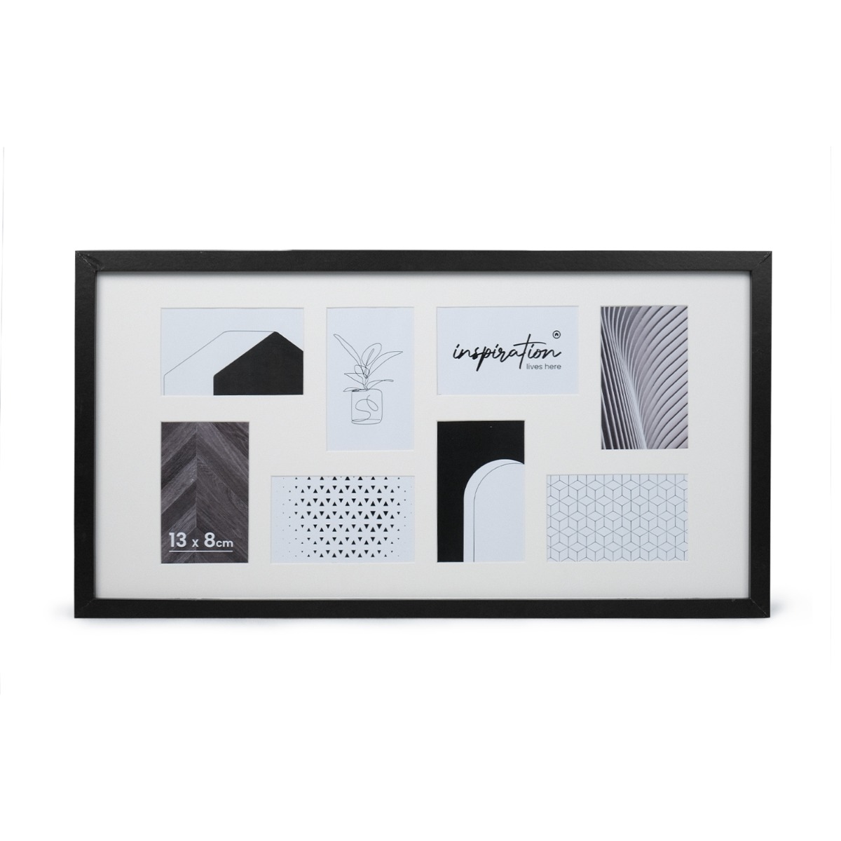 Joodi Black Collage Frame 32x62cm