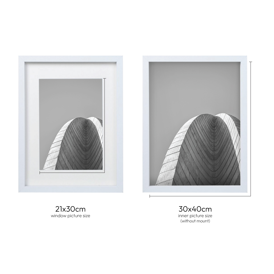 Joodi White Photo Frame 30x40cm / Window 21x30cm