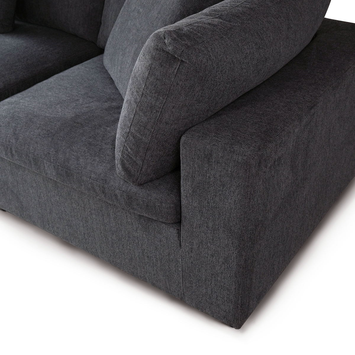 Patrice Luxe Arm Sofa with Ottoman