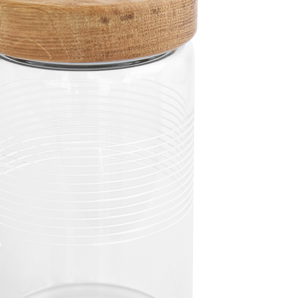 Bennett Storage Jar with Oak Lid - M