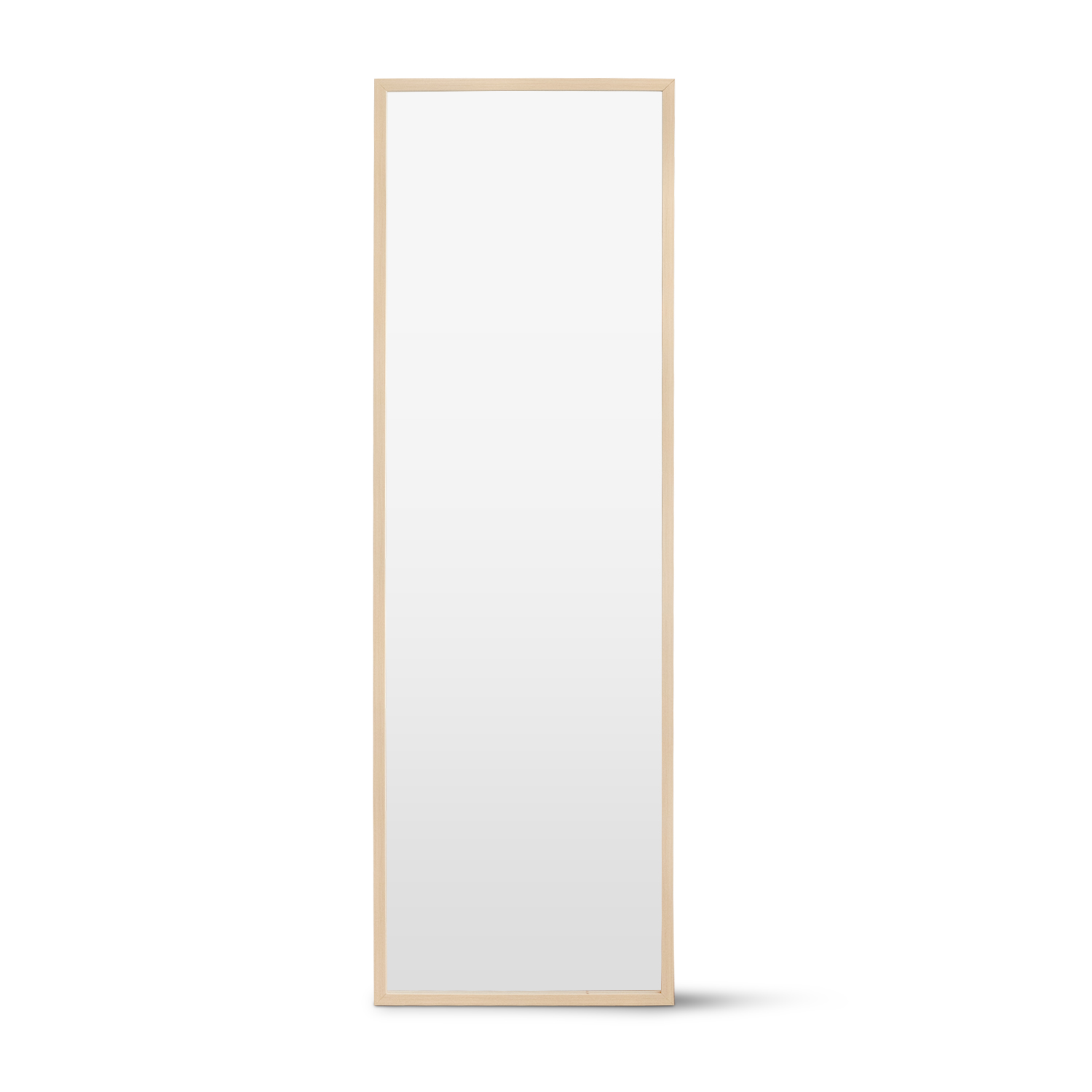 Essential Honey Maple Standing Mirror 50x150cm