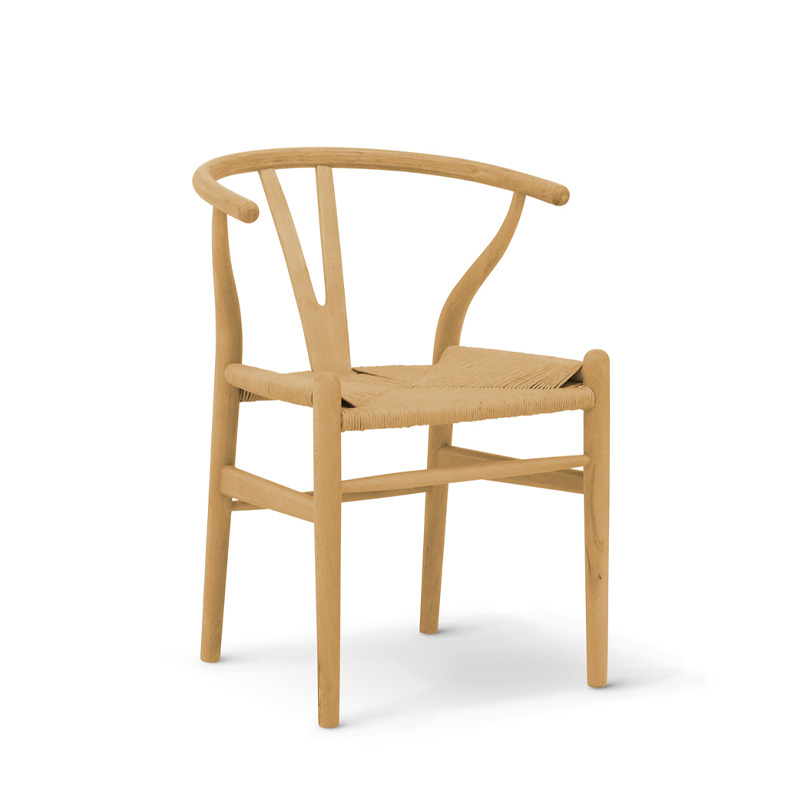 Replica Wishbone Dining Chair Natural