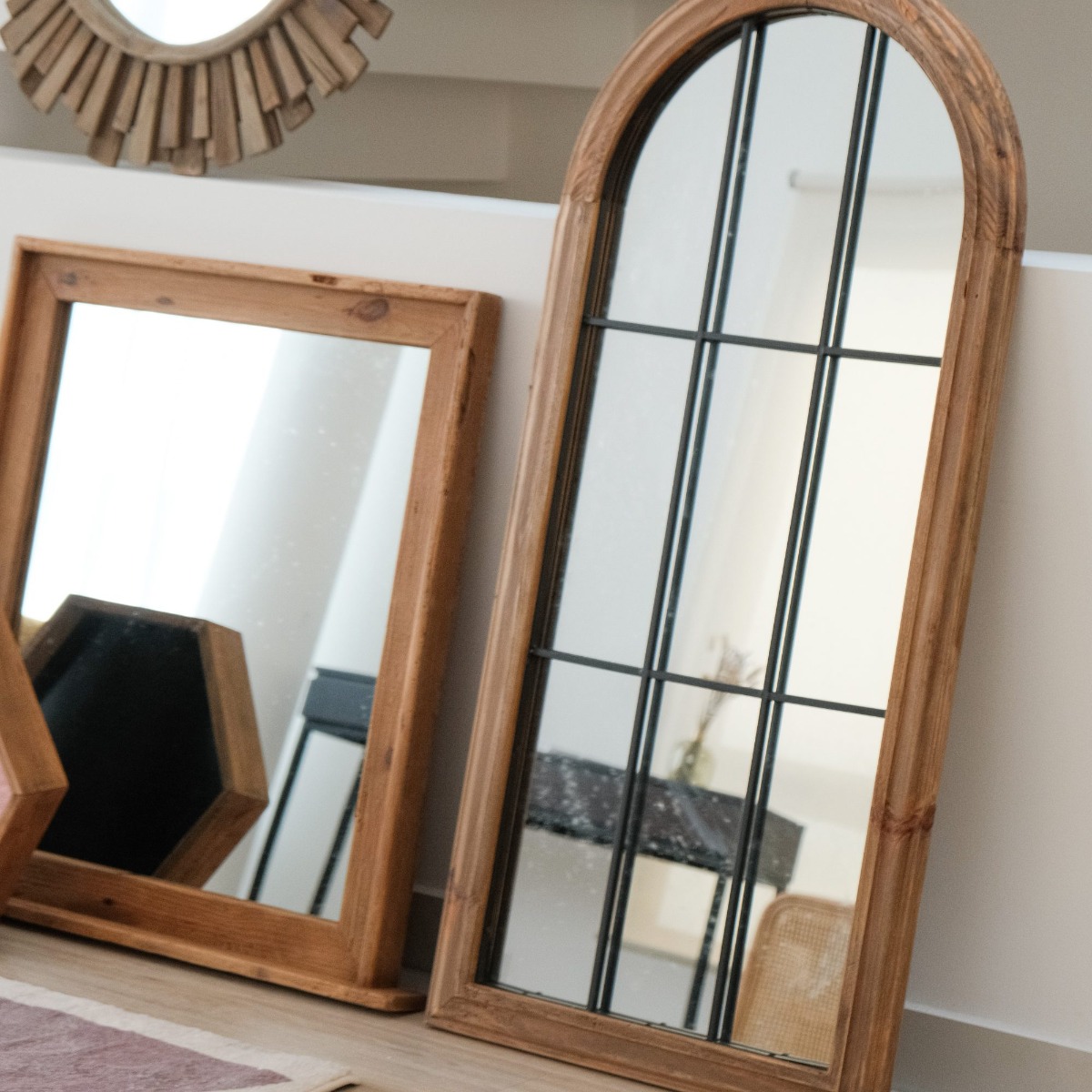 Reclaimed Wood Decorative Mirror