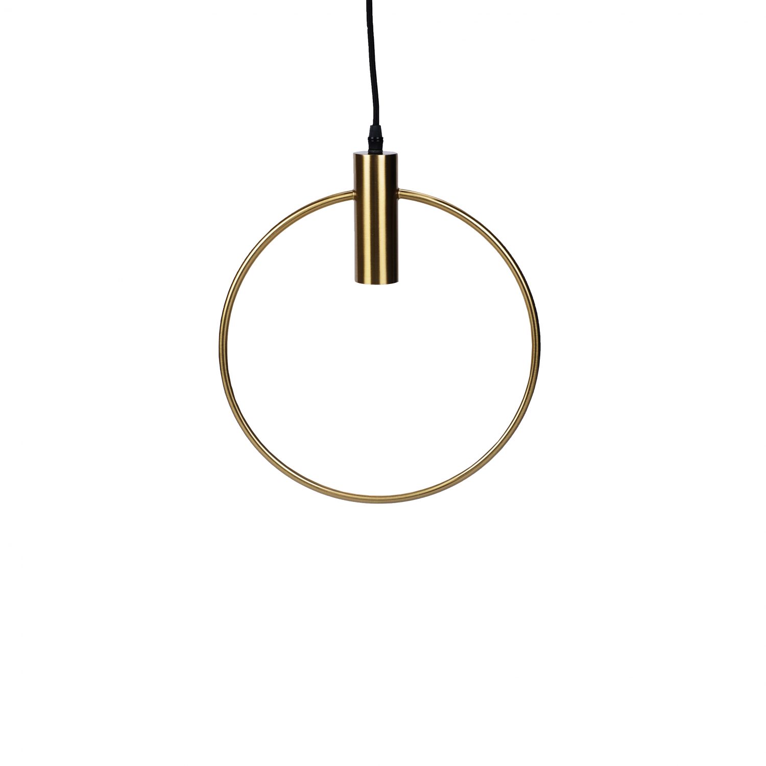 Halo Antique Brass Small Pendant Lamp