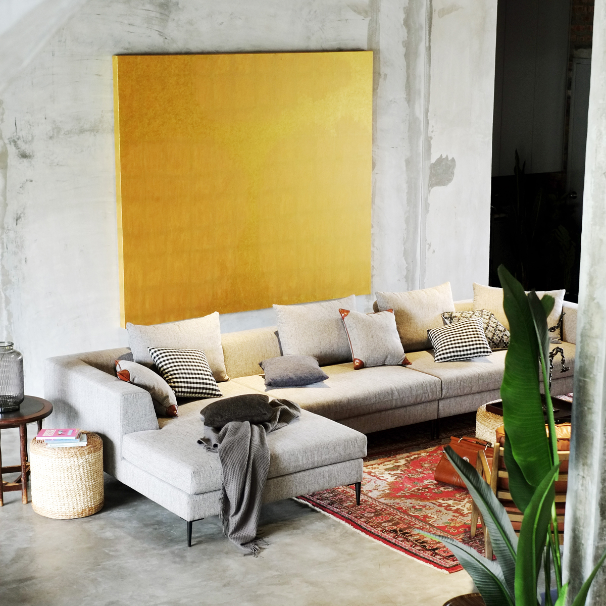 Sebastian Right Sectional Wide Sofa