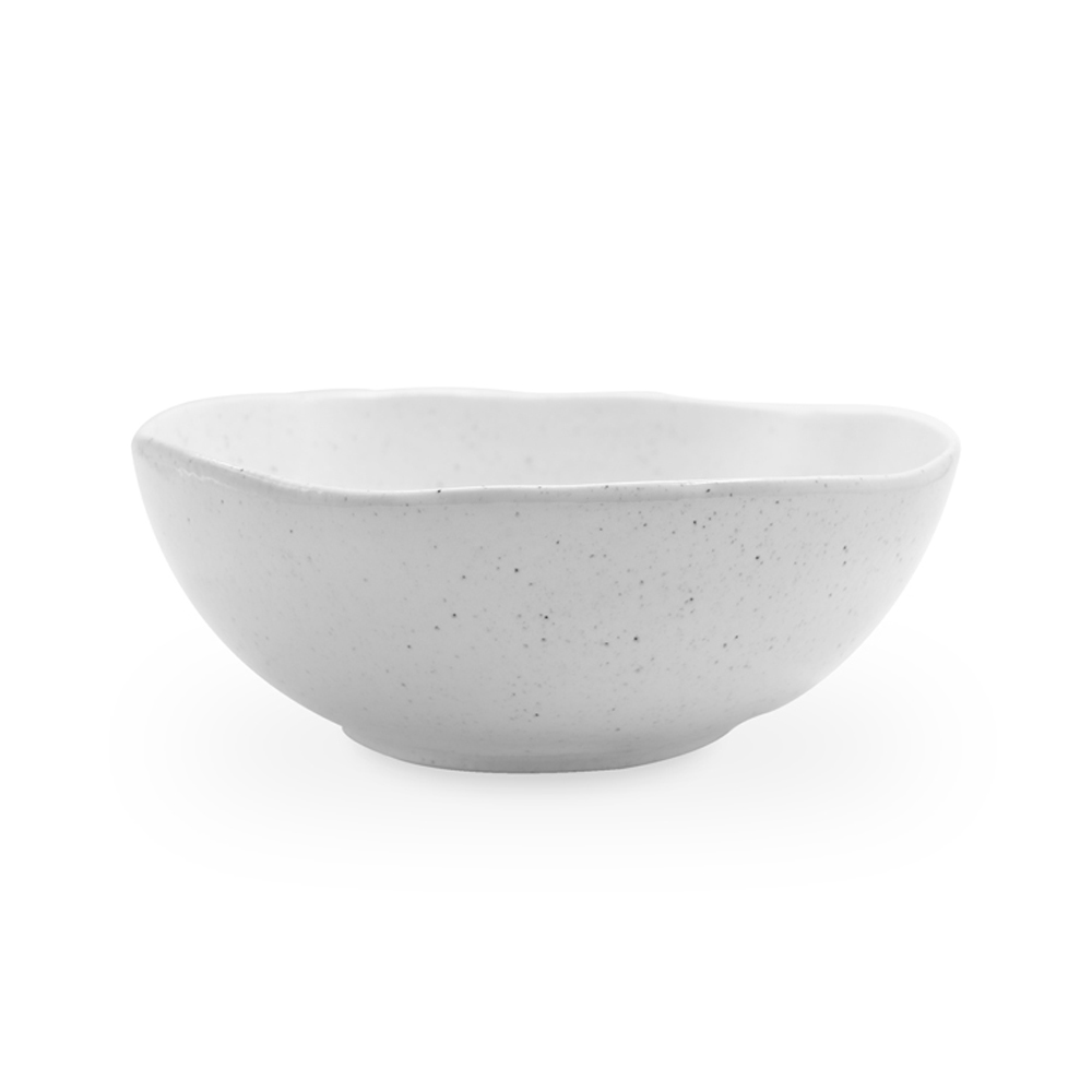 Calla White Salad Bowl
