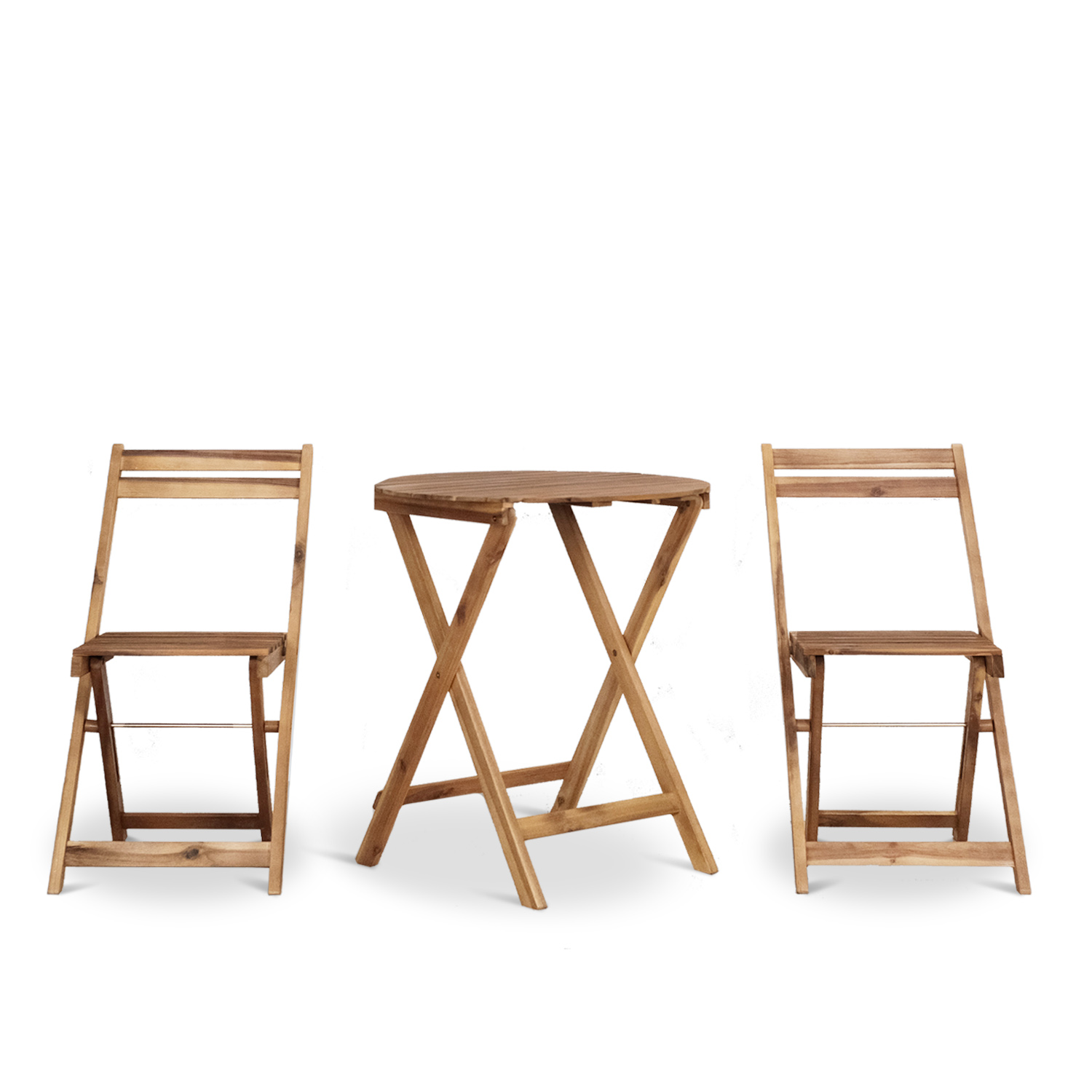 Freesia Outdoor 1+2 Dining Set - Round Table