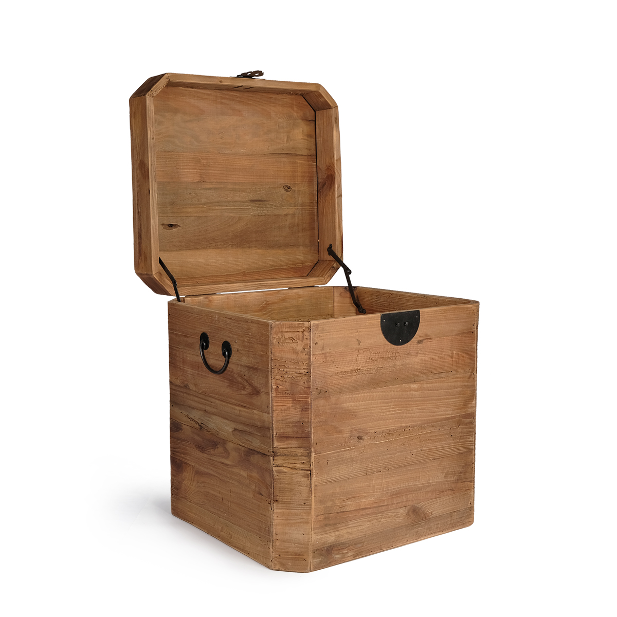 Reclaimed Wood Stool Box