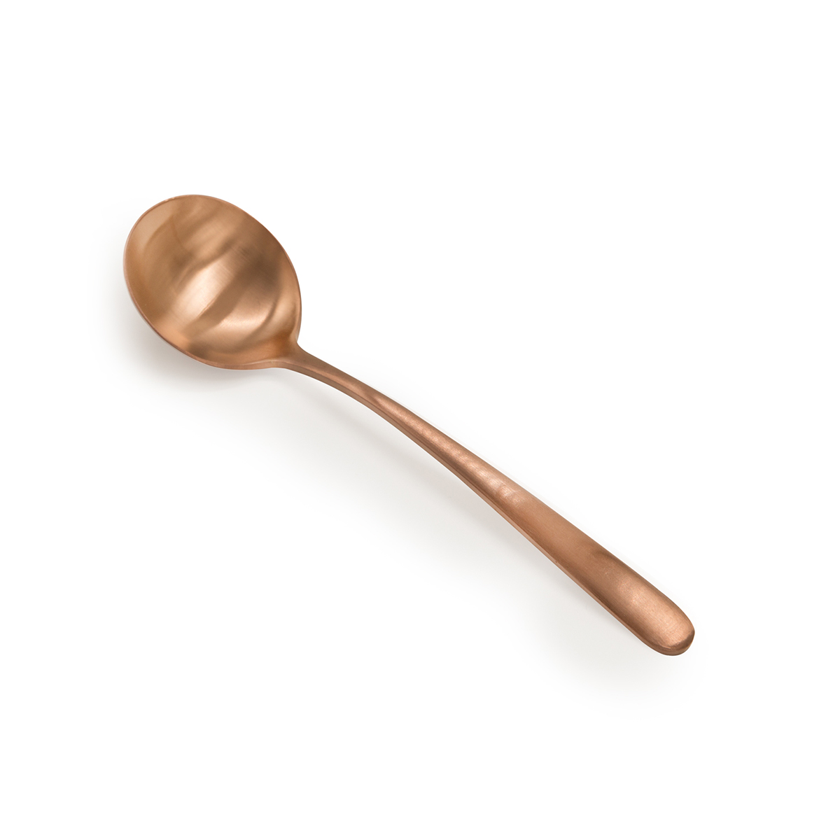 Thea Matt Rose Gold Soup Spoon