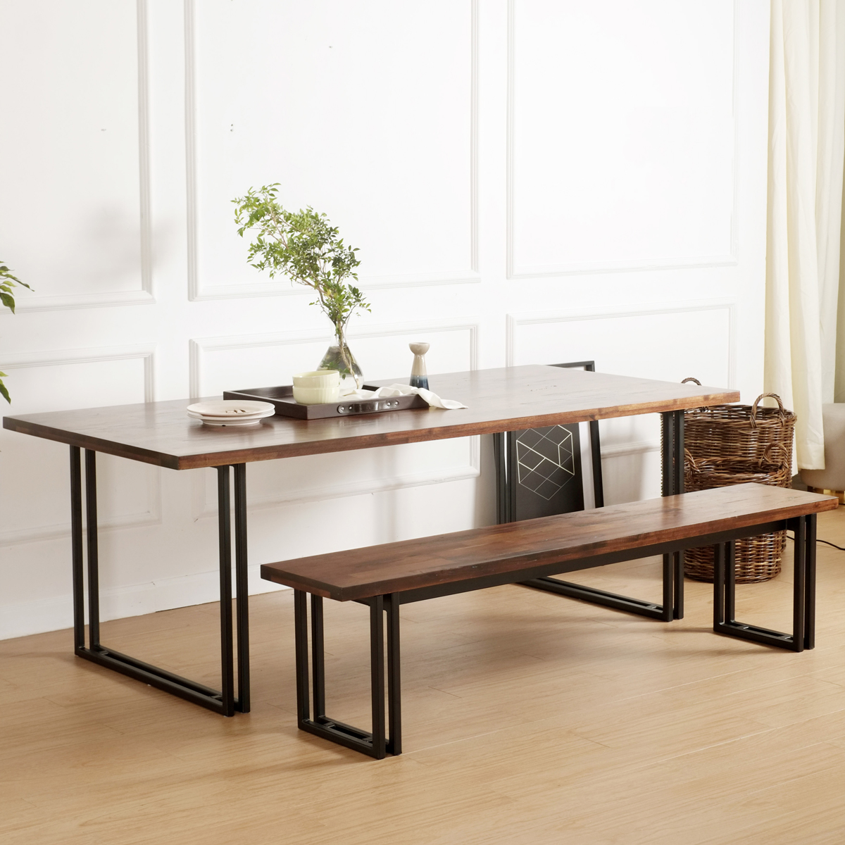 Trevor Industrial Dining Table 180cm