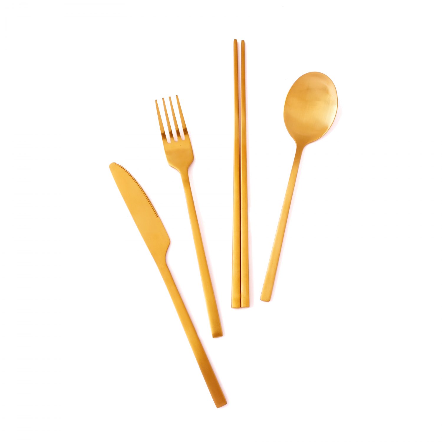Luxe Matt Gold Dinner Spoon