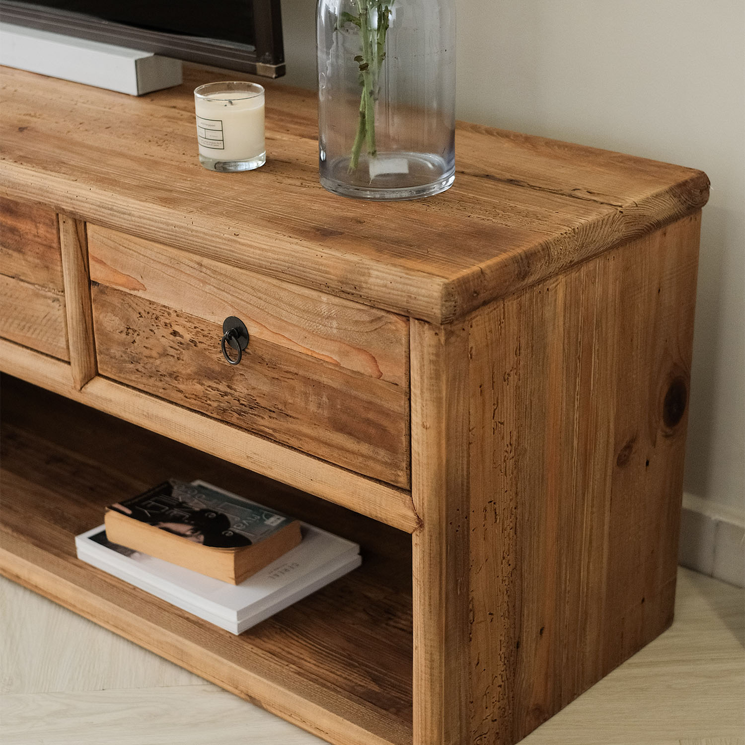 Reclaimed Wood TV Cabinet