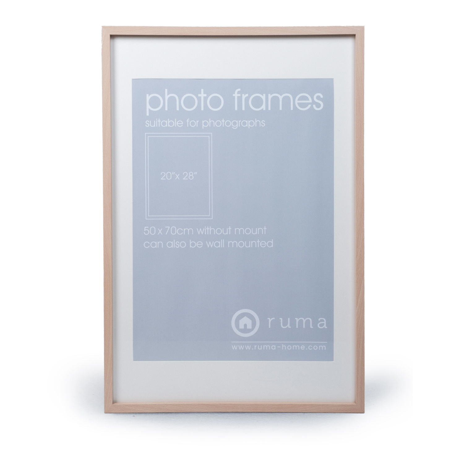 Joodi Natural Photo Frame 60x90cm / Window 50x70cm