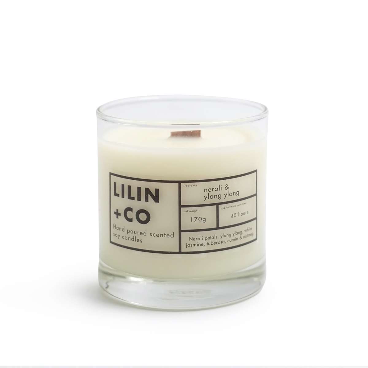 Lilin+Co Neroli & Ylang Ylang Scented Candle