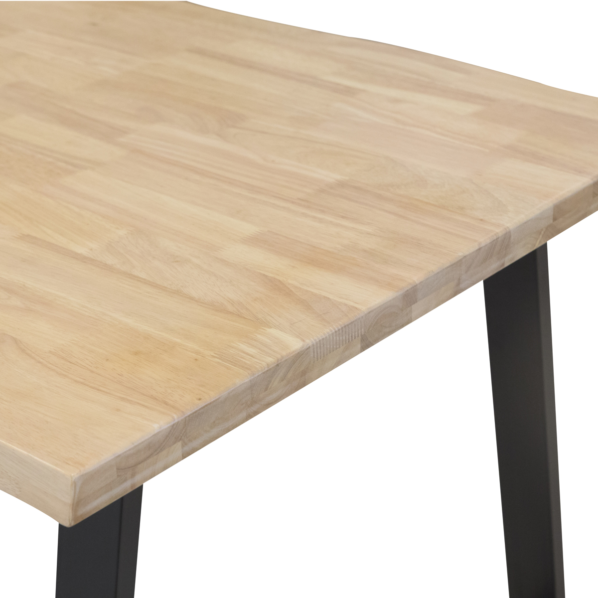 Fletcher Washed Oak Faux Live Edge Dining Table 240cm