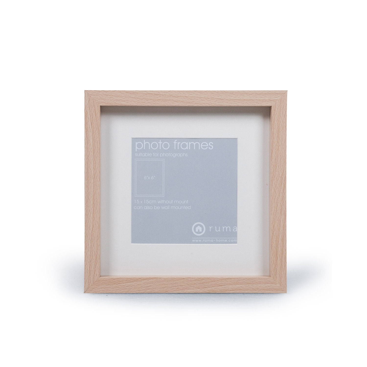 Joodi Natural Photo Frame 23x23cm / Window 17x17cm