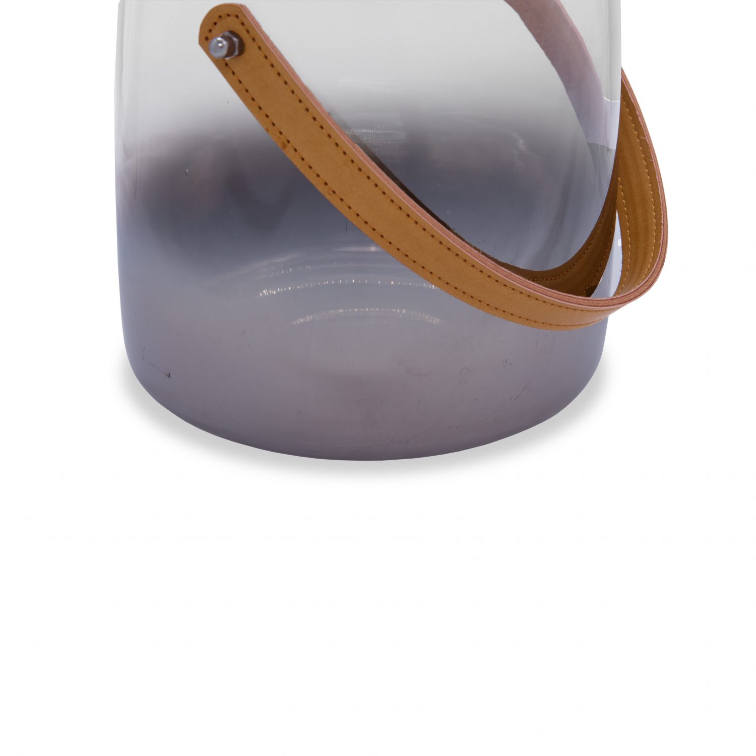Willo Nickel Bucket with Brown Leather